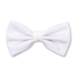 Herren Fliege Weiß Glitzer - Thumbnail 1