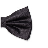 Herren Fliege Schwarz Glitzer - Thumbnail 2