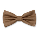 Mokka Herrenfliege Leinen - Thumbnail 1