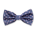 Blaue Fliege - Rosa Herzen - Thumbnail 1