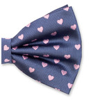 Blaue Fliege - Rosa Herzen - Thumbnail 2