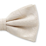 Ecru Hochzeitsschleife Paisley - Thumbnail 2