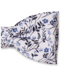 Kinderfliege Blau-Weiß geblümt - Thumbnail 2