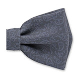 Dunkelblaue Paisley-Fliege - Thumbnail 2