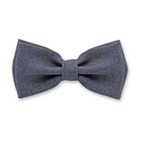 Dunkelblaue Paisley-Fliege - Thumbnail 1