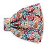 Mehrfarbige Fliege mit Blumenmuster - Thumbnail 2