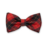 Weihnachtsfliege rot kariert - Thumbnail 1