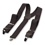 Dunkelbraune Hosenträger - Thumbnail 2