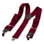 Bordeaux Hosenträger - Thumbnail 2