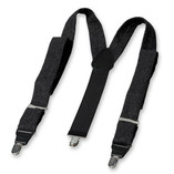 Grau - Schwarze Hosenträger Woll - Thumbnail 2