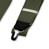 Dunkelgrün Hosenträger - Thumbnail 3