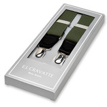 Dunkelgrün Hosenträger - Thumbnail 1