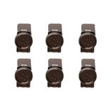 Lose Knöpfe für Hosenträger - Antikes Silber - Thumbnail 1