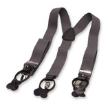 Luxuriöse dunkelgraue Hosenträger - Thumbnail 3