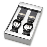 Luxuriöse dunkelgraue Hosenträger - Thumbnail 1