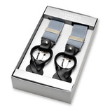 Luxuriöse hellgraue Hosenträger - Thumbnail 1