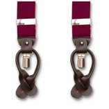 Luxuriöse Weinrote Hosenträger - Thumbnail 1