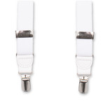 Schmale weiße Hosenträger - Thumbnail 1