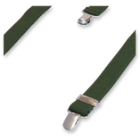 Dunkelgrüne Damen Hosenträger - Thumbnail 3