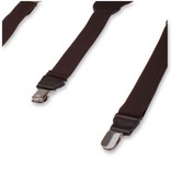 Braune schmale Hosenträger - Thumbnail 3