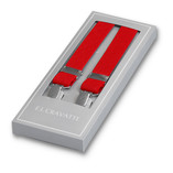 Hellrote schmale Hosenträger - Thumbnail 3