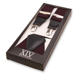 XIV Hosenträger - Fischgrätmuster Rot Blau - Thumbnail 1