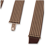 XIV Hosenträger - Hahnentrittmuster Braun - Thumbnail 4