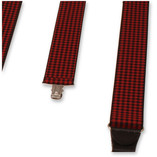 XIV Hosenträger - Hahnentrittmuster Rot - Thumbnail 3