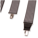 XIV Hosenträger - Hahnentrittmuster Schwarz - Thumbnail 3