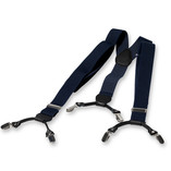 Dunkelblaue Hosenträger mit Klammern - Thumbnail 2