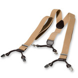 Beige Hosenträger mit Klammern - Thumbnail 2