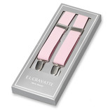 Hellrosa Hosenträger für Kinder - Thumbnail 1