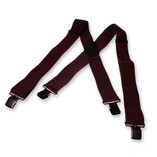 Bordeauxrote Arbeitshosenträger - Thumbnail 3