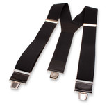 Schwarze Extra Breite Hosenträger - Thumbnail 2