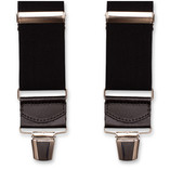 Schwarze Extra Breite Hosenträger - Thumbnail 1