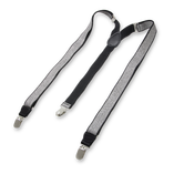 Silberne Hosenträger für Damen - Thumbnail 2