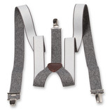 Schmale graue Hosenträger - Thumbnail 2