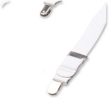 Schmale weiße Hosenträger für Damen - Thumbnail 3