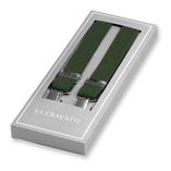 Dunkelgrüne Damen Hosenträger - Thumbnail 1