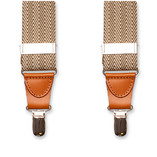 XIV Hosenträger - Fischgrätmuster Olivgrün - Thumbnail 1