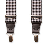 XIV Hosenträger - Hahnentrittmuster Schwarz - Thumbnail 4
