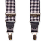 XIV Hosenträger - Hahnentrittmuster Dunkelblau - Thumbnail 2