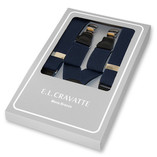 Dunkelblaue Hosenträger Extra Lang - Thumbnail 1