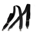 Schwarze Hosenträger Extra Lang - Thumbnail 2
