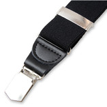 Schwarze Hosenträger Extra Lang - Thumbnail 3