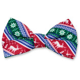 Weihnachtsfliege grün/ rot/ blau - Thumbnail 1