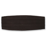 Schwarze Kummerbund - Satin - Thumbnail 1