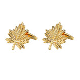 Eichenblatt - Manschettenknöpfe - Thumbnail 1