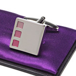 Manschettenknöpfe Bari Rosa - Thumbnail 2