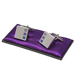 Manschettenknöpfe Bari Azur - Thumbnail 1